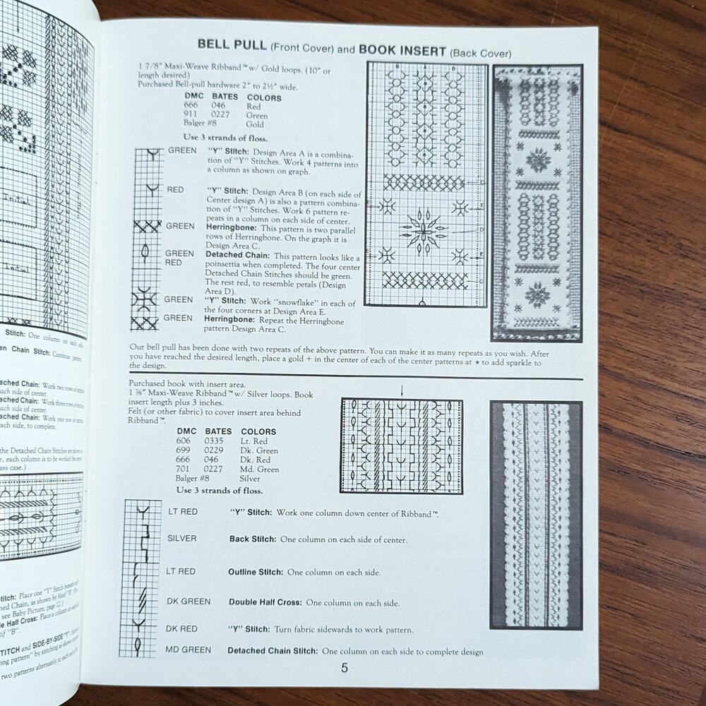 Learn to Opera Stitch Intro Pattern Book 1982 - Picture 4 of 5